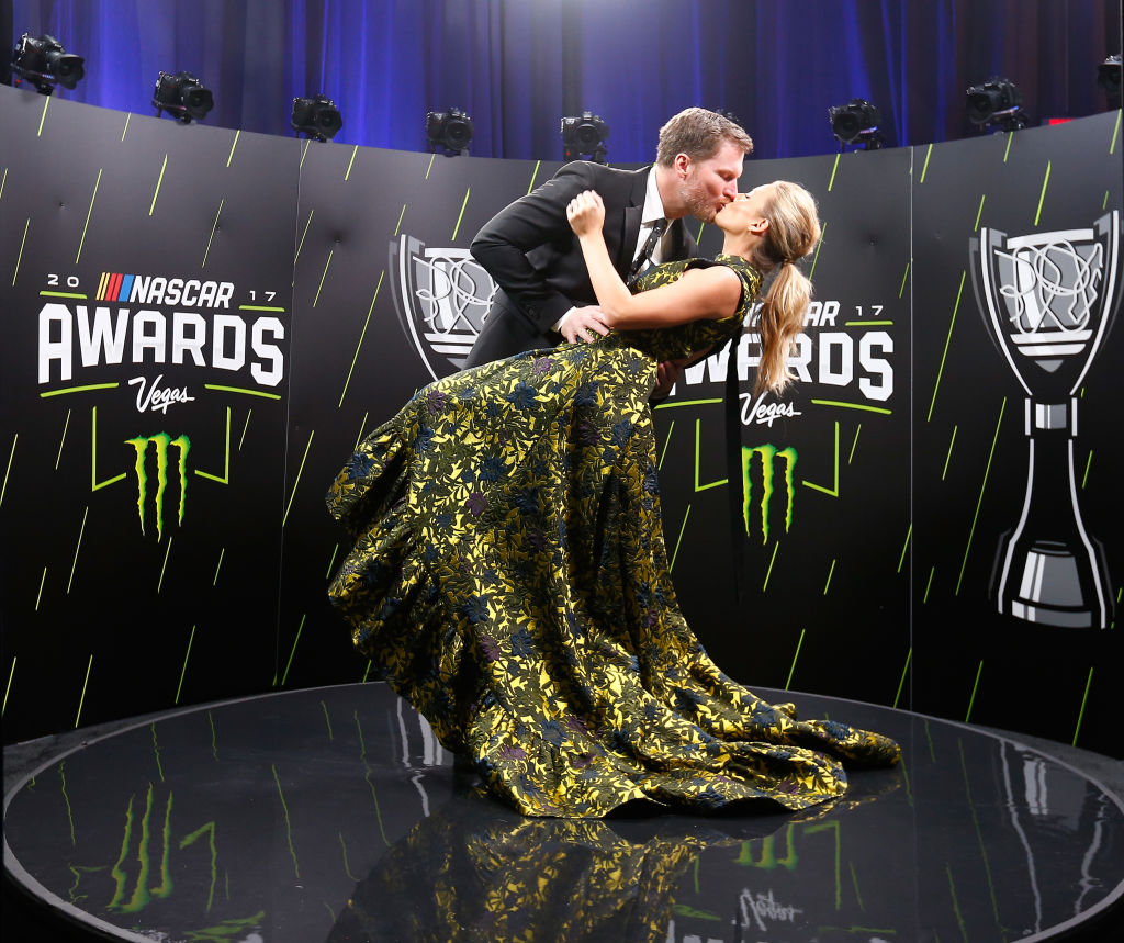 <p>For the majority of his stock car career, Dale Earnhardt Jr. was not married. This did not necessarily mean he was single though, as he had a long term girlfriend in Amy Reimann. Earnhardt Jr. proposed to Reimann in 2015.</p> <p>The couple made it official on New Year's Eve of 2015 leading into 2016. The wedding, which took place at Richard Childress' Vineyards in Lexington, North Carolina was attended by some of the biggest stars of NASCAR. </p>