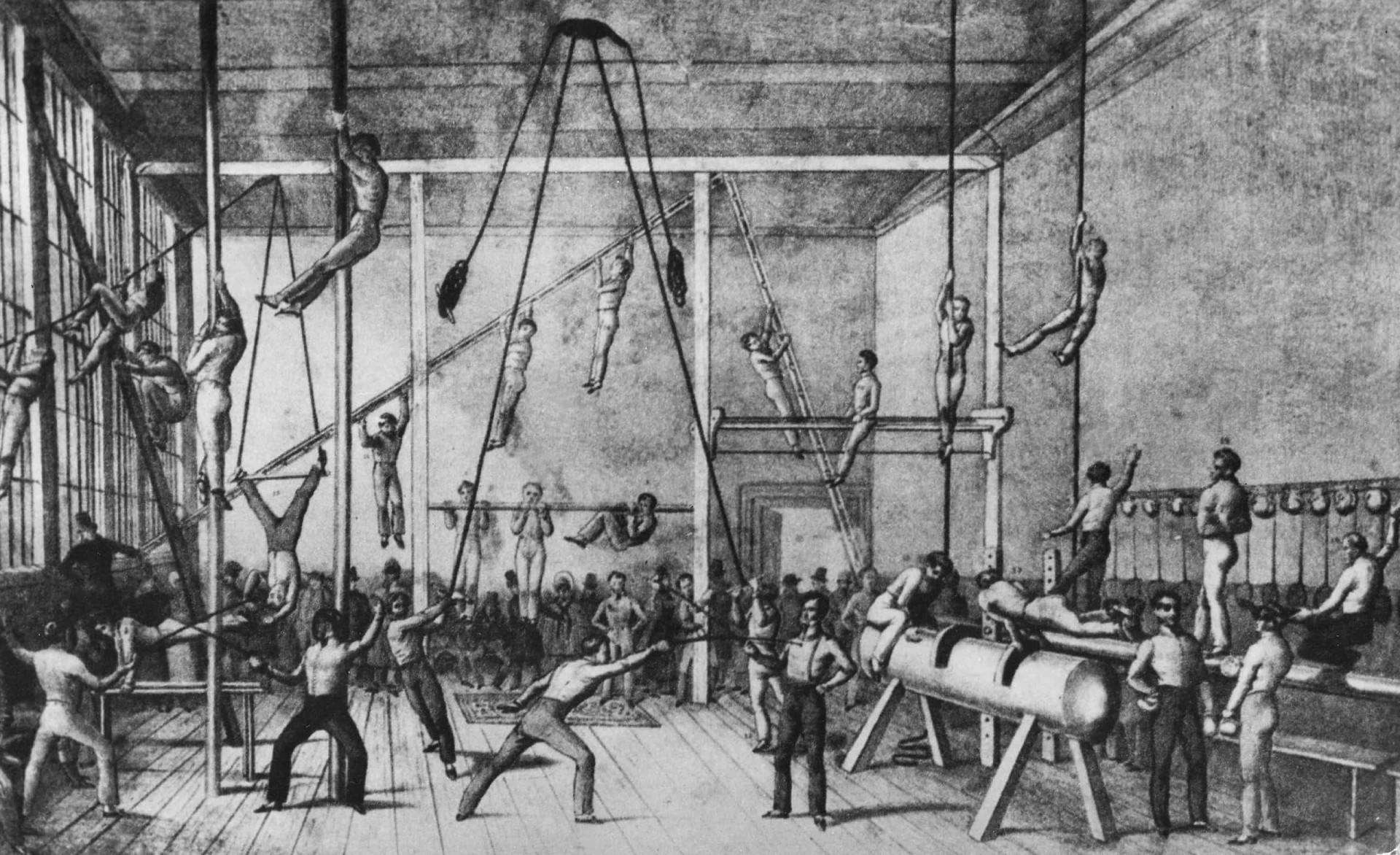 <p>This is believed to have been the first membership-driven gym. It was first established in 1848 in Brussels, Belgium and then relocated to Paris, France.</p>