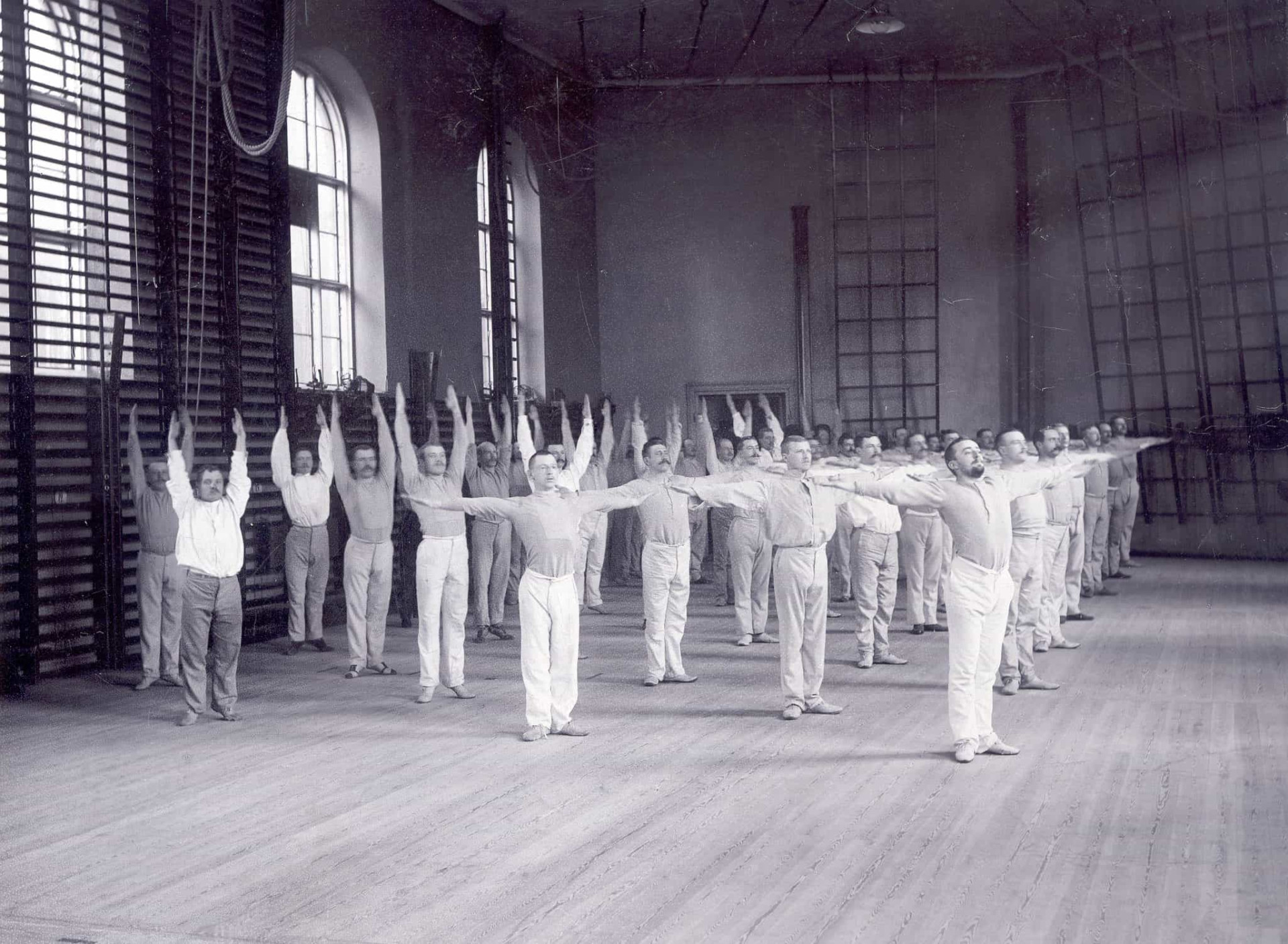 <p>In the early 1800s, Pehr Henrik Ling created a new gymnastics system, which was eventually adopted by Swedish troops.</p>
