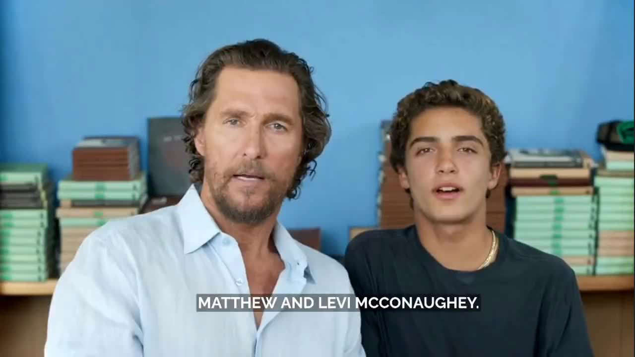 Video: Matthew McConaughey and son Levi share plans to aid families in Maui