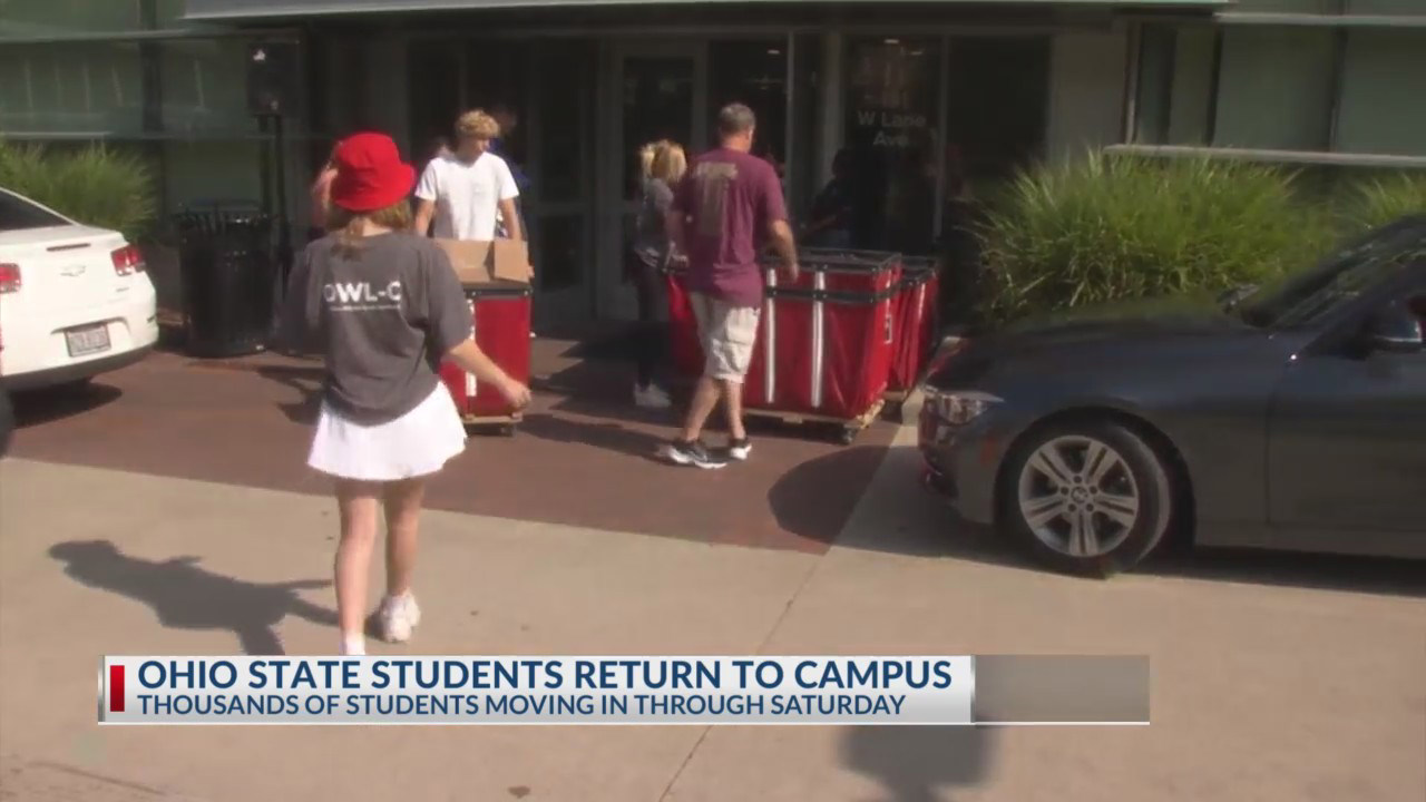Ohio State University movein begins for students