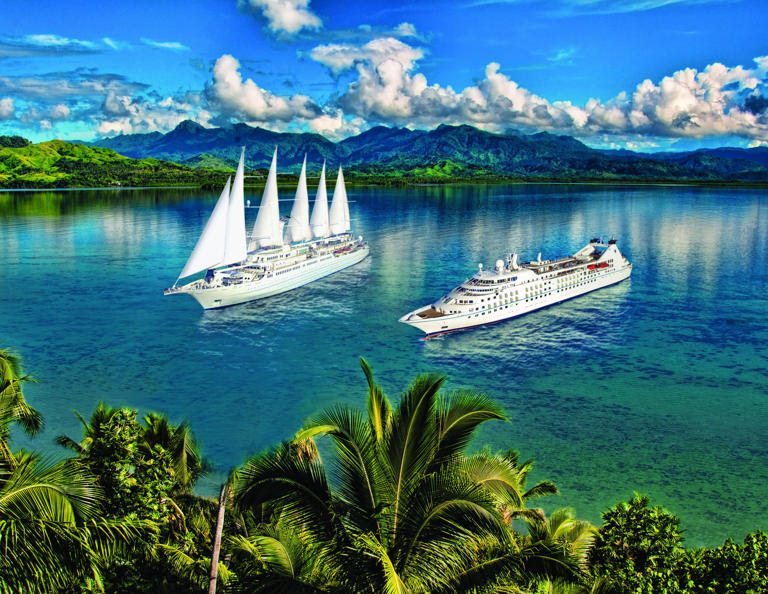 Travel to intimate ports where the big ships can’ t go with Windstar voyages.