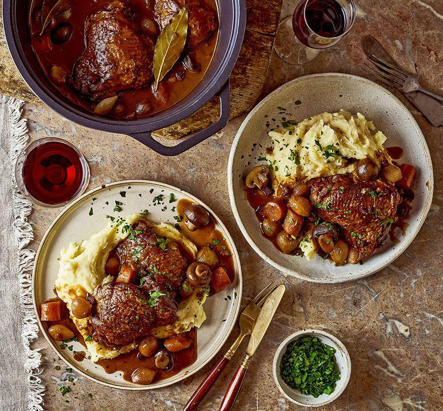 Slow Cooker Coq Au Vin