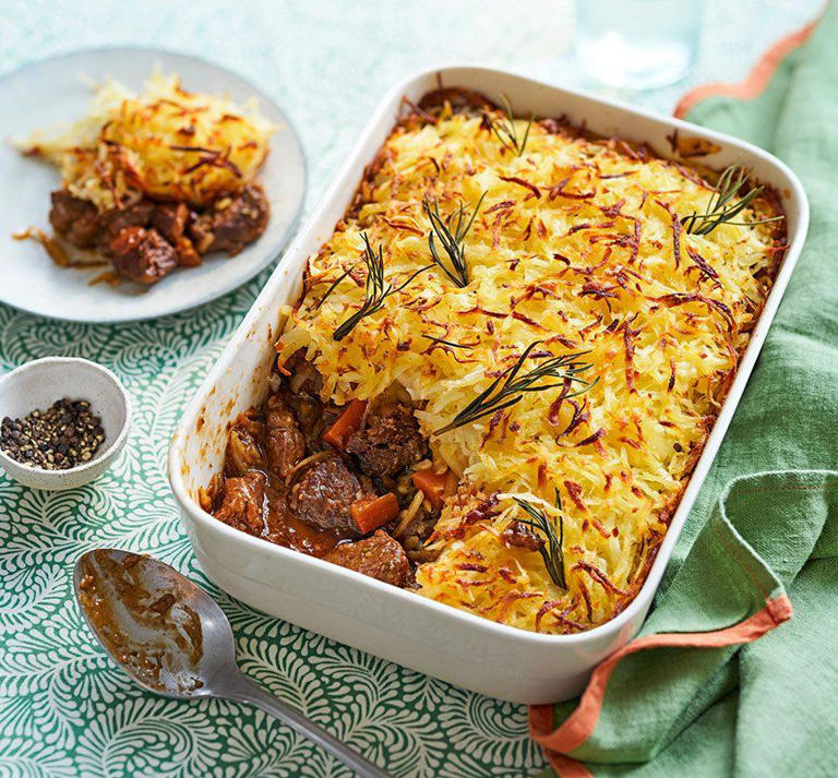 Rosti Topped Lamb And Rosemary Pie