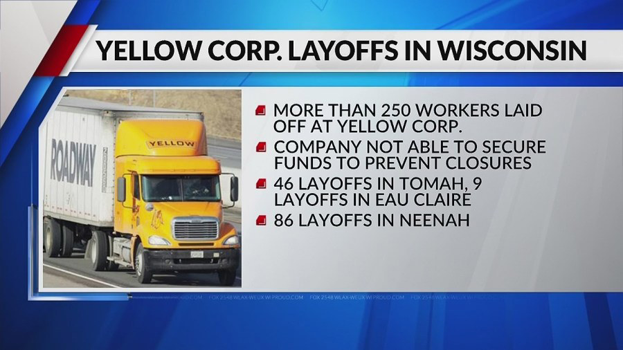 Yellow Corp announces Wisconsin layoffs