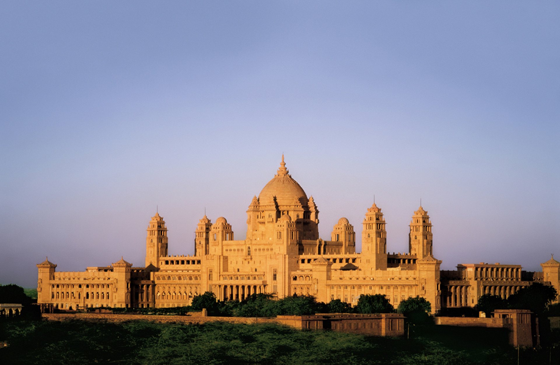 <p>This tour, titled the King of the Castle, takes you on a visit to the most lavish Indian palaces, including Lake, Umaid Bhawan (pictured), and Rambagh. Visitors enjoy a three-night stay at each of the palaces for US$1.67 million per person!</p>