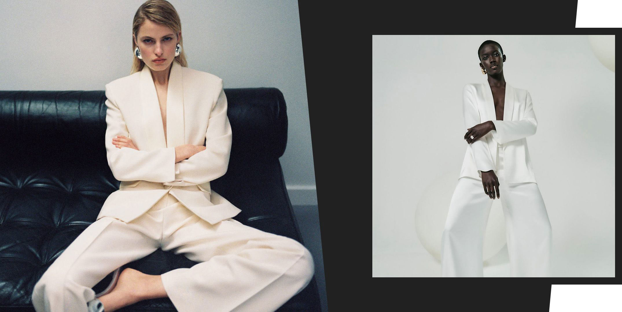 Victoria Beckham's Mango Collection Contains A Note-Perfect Bridal Suit