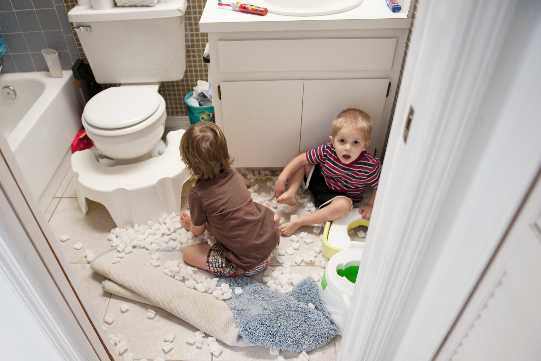 <p>  <em>"Keeping the house clean with a toddler is like trying to brush your teeth while eating Oreos."</em> </p> <p>  This is one of my favorite quotes about toddlers because it could not be more true! One of my SAHM friends was sick and her husband had to take over. This was his statement after one whole day caring for their children with no help. What many people don't realize is that being a stay at home mom means cleaning up after little tornadoes throughout the entire day. </p> <p>  <strong>The Reality:</strong> You will get your house clean, only to turn around and find your baby pulling poopy diapers out of the diaper pail or your toddler pouring all the water out of the dog's bowl. The chaos and cleanups are constant. </p> <p>  <strong>The Takeaway for Partners:</strong> When you come home and see the mess — know that your wife has likely dealt with 20 or more messes and this is just one of the most recent tornadic toddler outbreaks of the day. </p> <blockquote><h3>Helpful Hack</h3><p>    <a href="https://www.lovetoknow.com/parenting/toddlers/montessori-at-home" title="Montessori at Home: Transform Your Space & Help Your Kids Learn ">Monessori at home</a> is a great way to cut back on the chaos. I love this style of learning because it focuses on practical life lessons as well as the typical educational endeavors that you find at any other school. Everything has a place and your child can only partake in one activity at a time. They are a part of the clean ups and daily chores as well.   </p></blockquote>