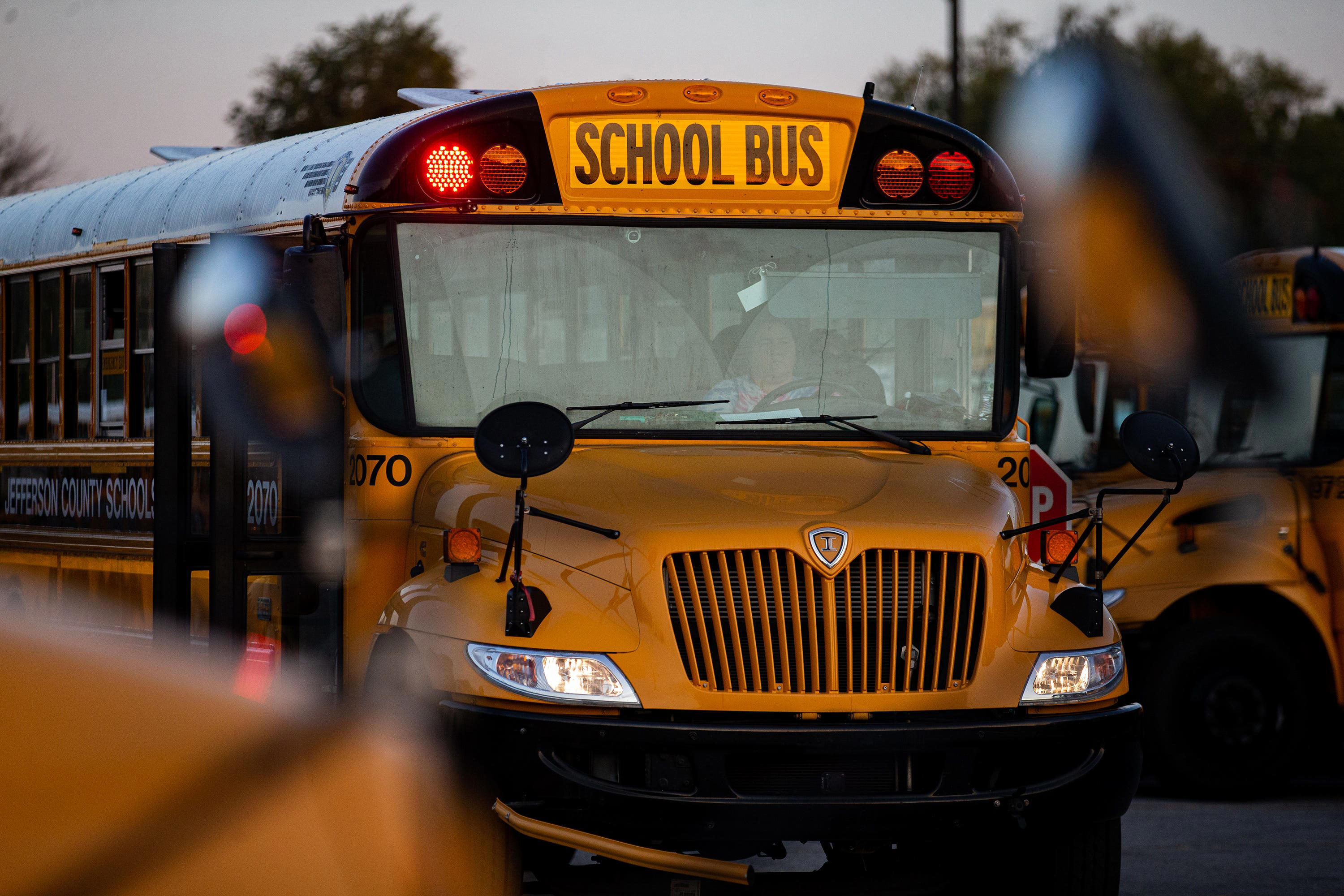 Second grader taken to hospital after JCPS bus strike in stable condition