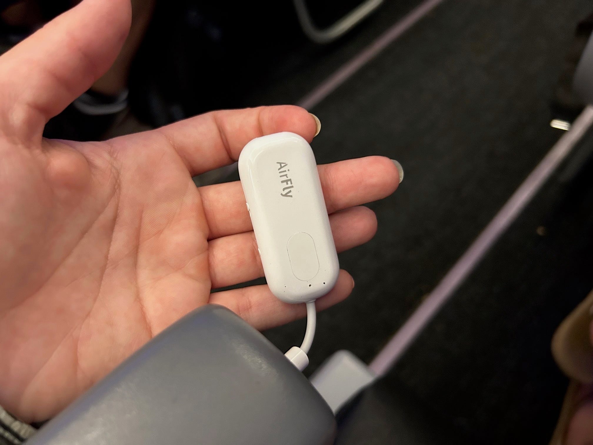 <p>If you've ever forgotten to bring a pair of wired headphones on a flight, you'll know how much of a pain it is to be stuck with the cheap airline ones.</p><p>Konstantinides' nifty solution is the easy-to-use <a href="https://affiliate.insider.com/?amazonTrackingID=null&disabled=false&h=2d2769ef28ce251178d185f583cb784148ce216ded5f70167597f8f1d207a909&platform=browser&platform=msn_reviews&postID=64b89833b39f501cfebccf0f&sc=false&site=in&u=https%3A%2F%2Fwww.twelvesouth.com%2Fproducts%2Fairfly%3Futm_source%3Dgoogle-ads%26utm_campaign%3D%257BAirfly%257D%26utm_agid%3D147672451140%26utm_term%3Dtwelve%2Bsouth%2Bairfly%2Bpro%26creative%3D650918045753%26device%3Dc%26placement%3D%26tw_source%3Dgoogle%26tw_adid%3D650918045753%26tw_campaign%3D19800395182%26gclid%3DCjwKCAjwtuOlBhBREiwA7agf1kujAVx0HZN26s1EFgcEku_ClC7XoZ6FUhG4Qq5XnqIIuuxSoBSTHhoCawUQAvD_BwE&utm_source=msn_reviews" rel="noopener">AirFly Pro</a>, a Twelve South product that lets you use AirPods or Beats wireless headphones for in-flight entertainment. </p><p>What's more, her favorite aspect of the gadget is that it can pair two sets of AirPods so two people can listen to the same movie or show at the same time.</p><p><a href="https://www.insider.com/best-gadget-for-in-flight-entertainment-2023-7">Read more.</a></p>