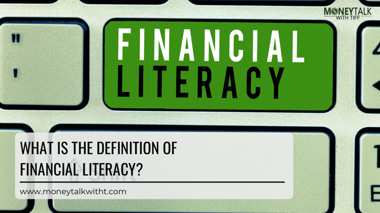 You’ve probably heard the term “financial literacy” before, but what does it mean? First, I want to define financial literacy: “the ability...