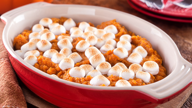 The Unexpected Ingredient To Elevate Sweet Potato Casserole