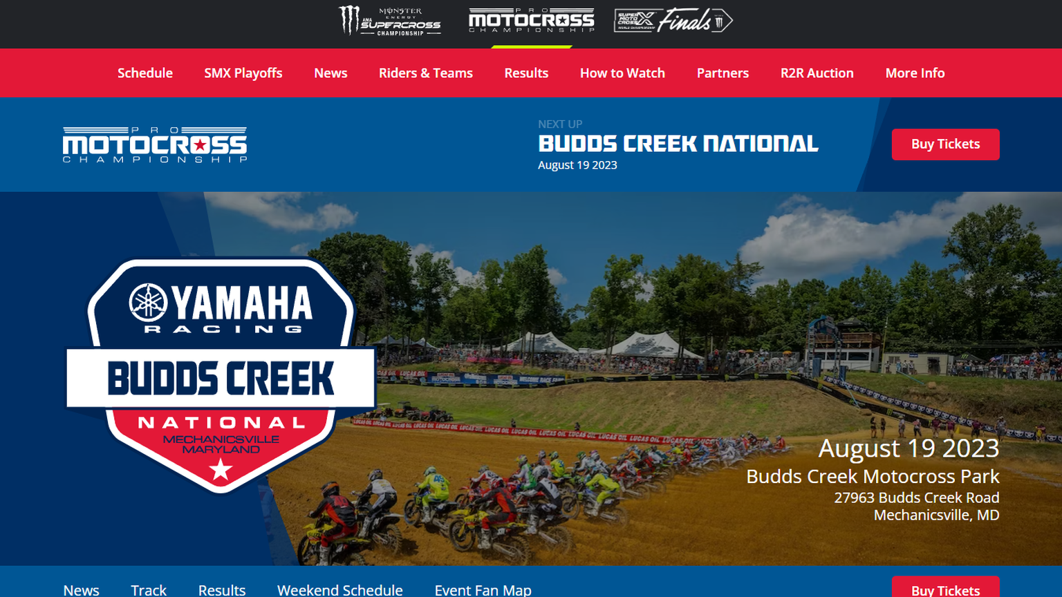 How to Watch 2023 Pro Motocross Budds Creek National Live Without Cable