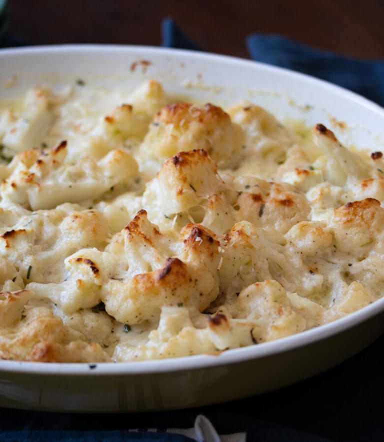 Cauliflower and Goat Cheese Gratin