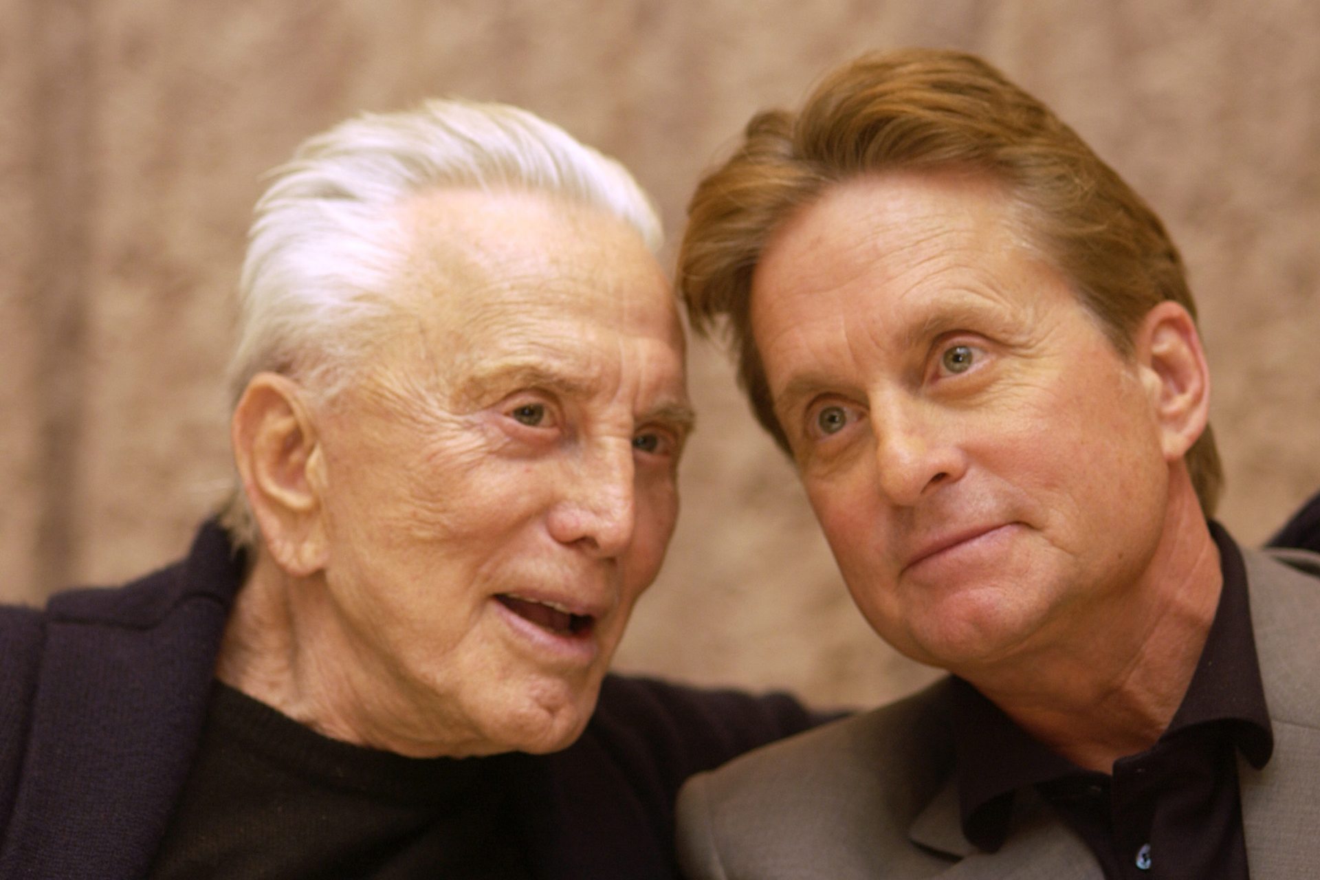 Kirk et Michael Douglas
