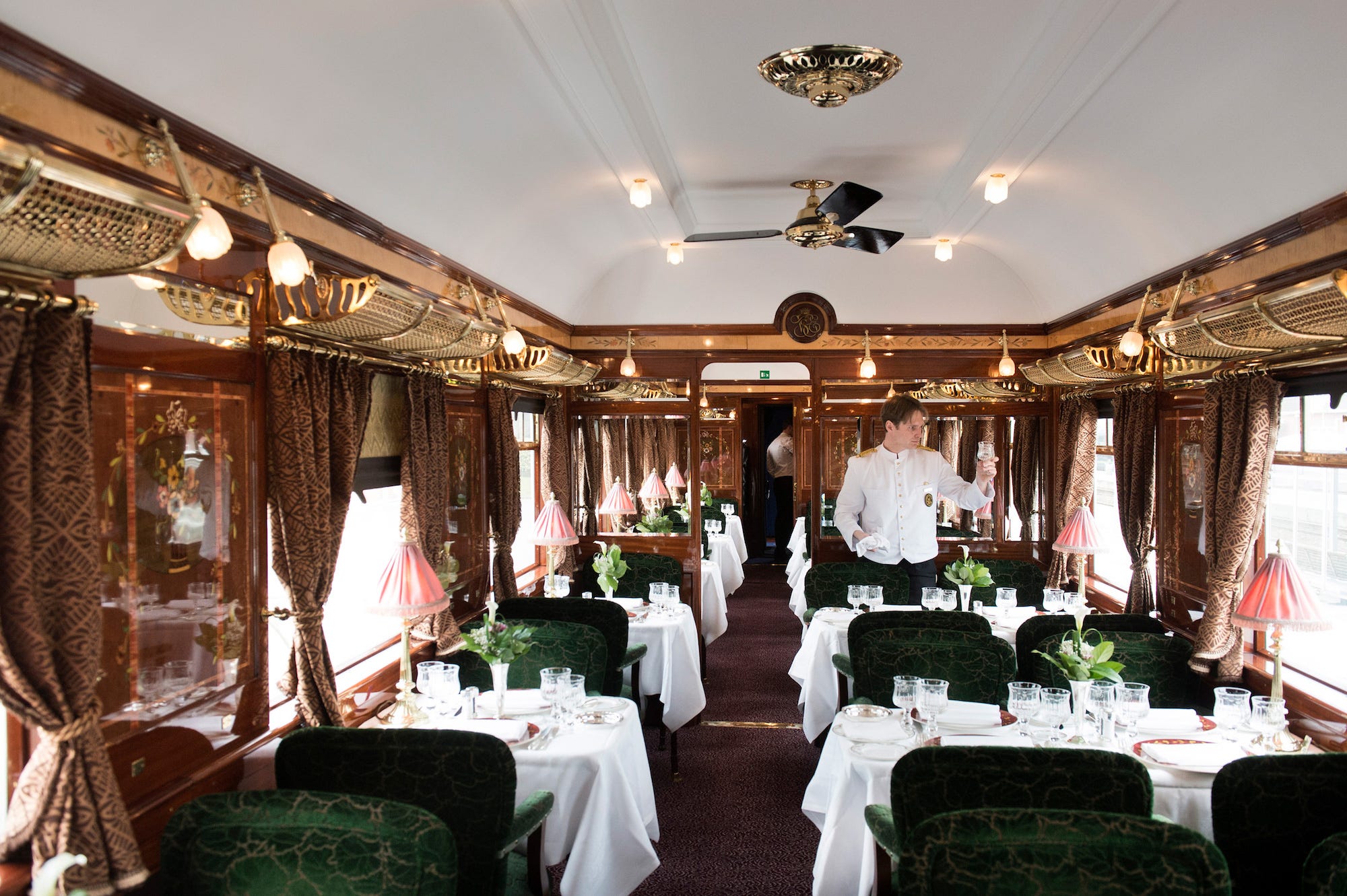 <p><strong>Country</strong>: Multiple, including the UK and Italy</p><p><strong>Duration of trip</strong>: 1 to 5 nights</p><p><strong>Description: </strong>The revived Orient Express transports riders to the golden age of rail travel, with its four-course dinners and black-tie glamour. It offers a variety of overnight trips to over a dozen European cities, including Paris, London, Vienna, Venice, and Istanbul. </p><p><strong>Cost: </strong>Between $6,800 and $48,000, approximately</p><p><em>Source: <a href="https://www.belmond.com/venice-simplon-orient-express/journeys/4_169373?cabinsAdults=2&date=14+Sep+2017" rel="nofollow noopener">Belmond</a></em></p>