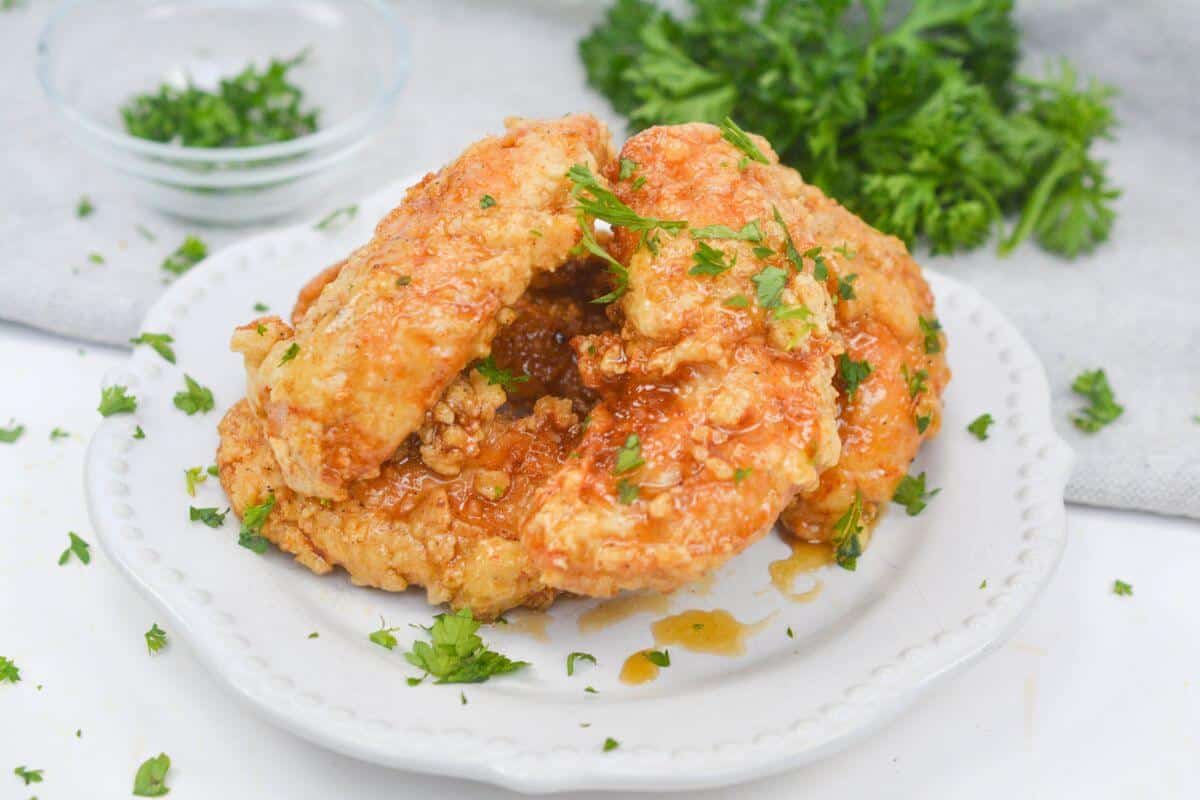 <p>Indulge in the crispy and flavorful goodness of honey butter fried chicken—a dish that’s as comforting as it is delicious. Picture tender chicken coated in a mouthwatering blend of flavors. With its golden perfection, it’s the ultimate comfort food that satisfies cravings and warms your heart with every bite. Get ready to enjoy a taste of indulgence.<br><strong>Get the Recipe: </strong><a href="https://littlebitrecipes.com/honey-butter-fried-chicken/?utm_source=msn&utm_medium=page&utm_campaign=msn">Honey Butter Fried Chicken</a></p>