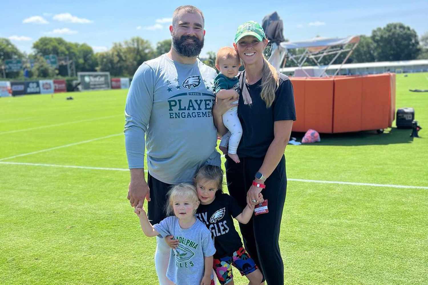 Jason Kelce Thanks Wife Kylie For Giving Him 'Three Beautiful Girls' As ...