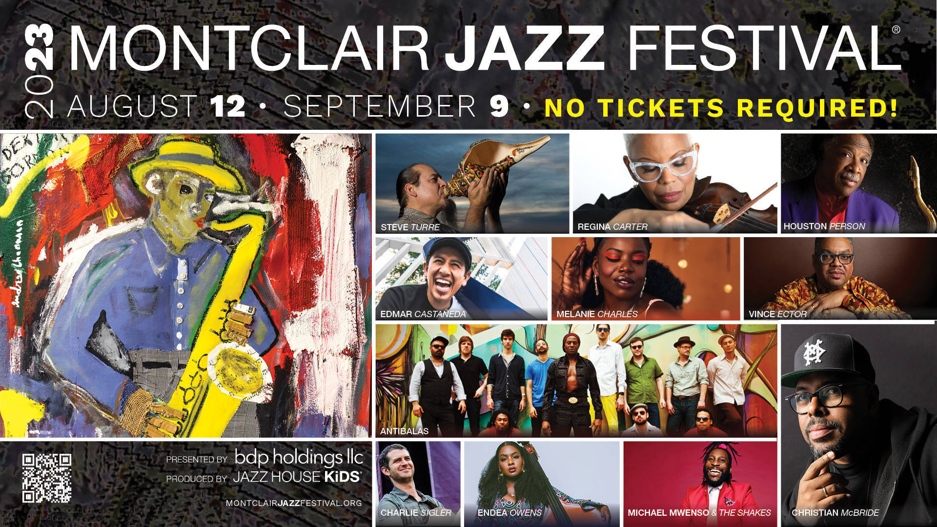 Montclair Jazz Festival 2023 Lineup for Downtown Jamboree, Sept. 9