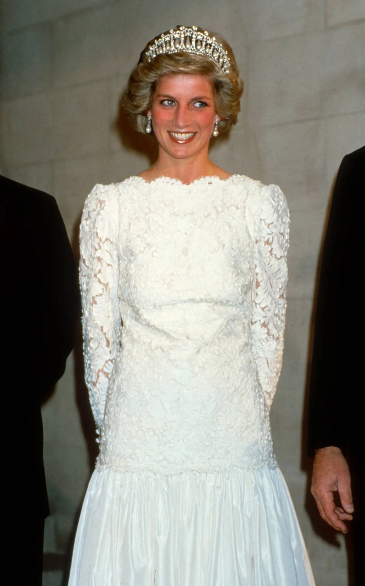 <p>The <a href="https://www.thecourtjeweller.com/2019/02/queen-marys-lovers-knot-tiara.html" rel="noopener noreferrer">Lover's Knot tiara</a>, also known as the Cambridge Lover's Knot, was a favorite of Princess Diana's and has been worn multiple times by Kate Middleton as well. It was lent to Diana on her wedding day by Queen Elizabeth II and returned after her divorce from Prince Charles. </p> <p>The gleaming tiara was created for Queen Mary in 1914 by Garrard and was made from pearls and diamonds already owned by the family. Queen Mary was inspired by her grandmother Princess Augusta of Hesse's tiara and wanted this one made to look just like it.</p>