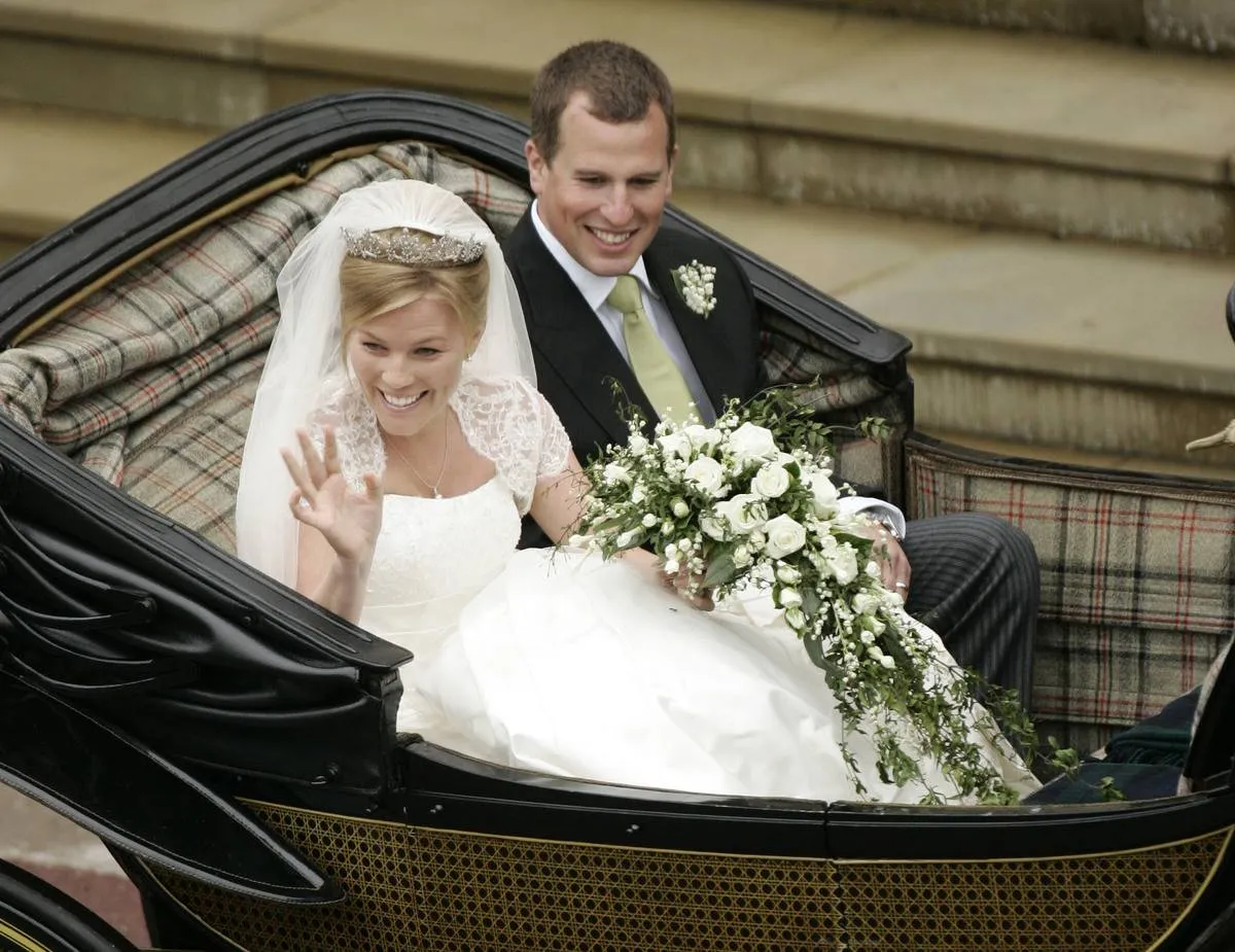 <p>Autumn Patricia Kelly married Princess Anne's son, Peter Phillips, on May 17, 2008. Anne lent <a href="https://www.thecourtjeweller.com/2016/07/the-kent-pearl-festoon-tiara.html" rel="noopener noreferrer">The Kent Festoon Tiara</a> to Autumn for the special day. Although the tiara was given to Anne the same year she was married to Mark Phillips, it was not a wedding gift. It had been given to her by the World Wide Shipping Group as a gift in 1973 after she christened a ship for them.</p> <p>Princess Anne wears the tiara frequently. It's thought to be one of her favorites.</p>