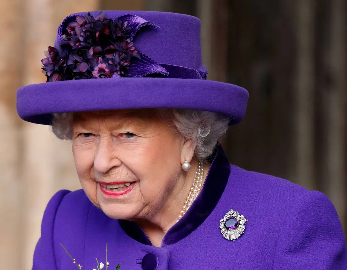 <p>It's no secret that Her Majesty Queen Elizabeth loved a brooch. The <a href="https://www.thecourtjeweller.com/2015/02/the-kent-amethysts.html" rel="noopener noreferrer">Kent Amethyst Brooch</a> is part of a set of amethysts owned by the British royal family. </p> <p> The first owner of the set was Queen Victoria's mother, the Duchess of Kent. It includes a necklace, a pair of hair combs, a pair of earrings, and three brooches.</p>