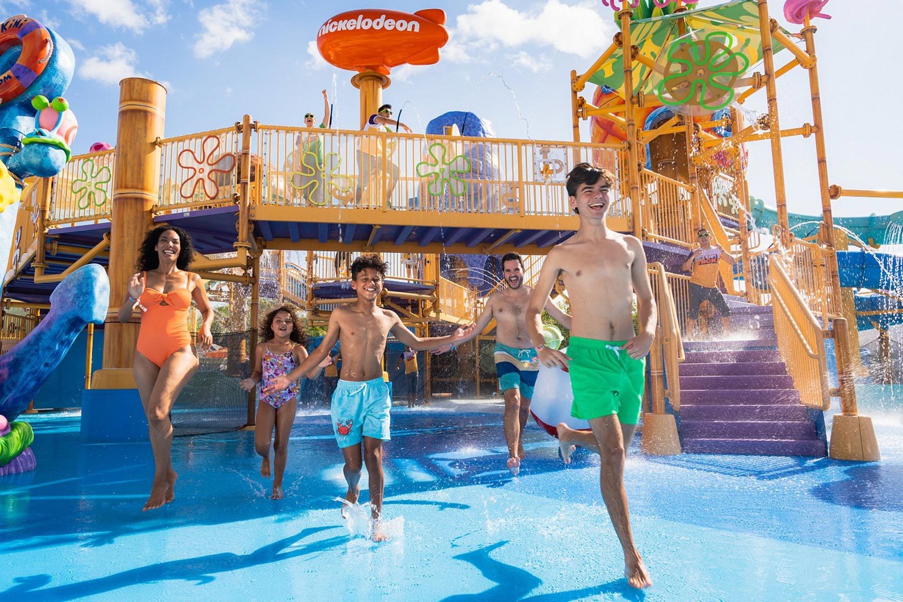 <h3 class=""><strong>Nickelodeon Hotels & Resorts Riviera Maya</strong></h3> <p>For your next <a href="https://www.rd.com/list/affordable-family-vacations/" rel="noreferrer noopener noreferrer">family vacation</a>, consider <a href="https://www.tripadvisor.com/Hotel_Review-g663501-d23184727-Reviews-Nickelodeon_Hotels_Resorts_Riviera_Maya-Playa_Paraiso_Playa_del_Carmen_Yucatan_Penins.html" rel="noopener noreferrer">Nickelodeon Hotels & Resorts Riviera Maya</a>. With a plethora of kid-friendly activities and amenities, including a six-acre water park with more than 20 slides, this one-of-a-kind property is among the best Riviera Maya resorts for young families. Little ones will have the opportunity to meet their favorite Nickelodeon characters during bucket-list-worthy activities like getting slimed (yes, really!). For something a little less, ahem, messy, you can take the kiddos to Club Nick (a kids-only hot spot with a giant ball pit and a two-story slide) or Plaza Orange (which hosts fun-filled dance parties).</p> <p>Otherwise, consider a family kayaking adventure or tennis match. If your kids are picky eaters, you can breathe easily knowing there are plenty of child-friendly options here, with six restaurants and four food kiosks (plus, for the grown-ups, three different bars). For a worth-it splurge, rent a plush cabana, treat the kids to a character breakfast or dinner, and indulge in a little self-care at the spa.</p> <p>Perhaps the best part of staying here is knowing that each accommodation (with the exception of the signature suites) has swim-up access and enough room to comfortably sleep families of five (and there are not one but two bathrooms!). To take your stay to the next level, spring for one of the signature suites, which are themed to your favorite Nickelodeon shows, like <em>Teenage Mutant Ninja Turtles</em> and <em>Spongebob Squarepants</em>. They also have private pools and butler service.</p> <p><strong>Pros:</strong></p> <ul> <li class="">Designed top to bottom with young kids in mind</li> <li class="">Complimentary on-site water park</li> <li class="">Accommodations designed to fit families of five (complete with two bathrooms), featuring either swim-up access or private pools</li> </ul> <p><strong>Cons:</strong></p> <ul> <li class="">It can get crowded here at peak times, such as during holiday breaks and the summer months, when school's out</li> <li class="">Likely won't appeal to adults without young kids</li> </ul> <p class="listicle-page__cta-button-shop"><a class="shop-btn" href="https://www.tripadvisor.com/Hotel_Review-g663501-d23184727-Reviews-Nickelodeon_Hotels_Resorts_Riviera_Maya-Playa_Paraiso_Playa_del_Carmen_Yucatan_Penins.html">Book Now</a></p>