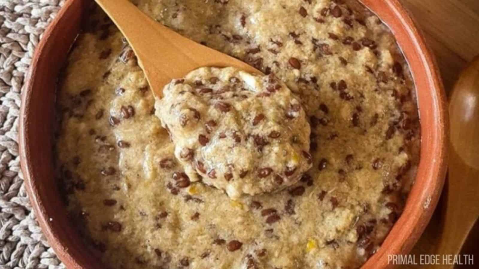 <p>Need a warm and comforting breakfast? This low-carb porridge is ready in minutes and offers a cozy start to your day.<br><strong>Get the Recipe: </strong><a href="https://www.primaledgehealth.com/keto-breakfast-cereal/?utm_source=msn&utm_medium=page&utm_campaign=msn">Low-Carb Porridge</a></p>