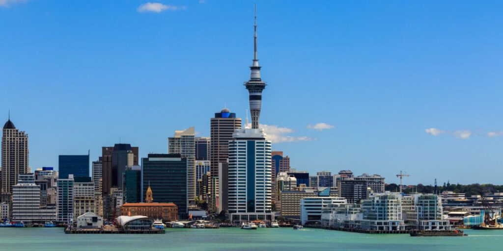 <p>Auckland is New Zealand’s largest city and the point of entry for most international visitors.</p><p>While most travelers to New Zealand are interested in the country’s outdoor scenery, Auckland is an excellent place to spend a day or two before visiting more North Island destinations.</p><p>The city of Auckland is based around two beautiful harbors and is sometimes referred to as the “City of Sails” for its abundance of sailboats and fancy yachts. </p><p>One of the best things to do in Auckland is <a href="https://viator.tp.st/yViz0Ysv" rel="noreferrer noopener nofollow sponsored">hopping on a scenic cruise</a> or ferry to neighboring islands like Waiheke Island, Rangitoto, or Tiritiri Matangi.</p><p>In addition to its gorgeous seaside setting, Auckland is a multicultural, cosmopolitan city, and you’ll find no shortage of excellent places to eat, drink, and shop. Britomart and Commerical Bay are two of the most popular areas for shops and eateries in the Auckland city center. Consider an <a href="https://viator.tp.st/k5oHS6nE" rel="noreferrer noopener nofollow sponsored">Auckland food tour</a> or a <a href="https://viator.tp.st/qOP6N3CU" rel="noreferrer noopener nofollow sponsored">city tour</a> for the full experience!</p><p>While in Auckland, it’ll be impossible to miss spotting the Sky Tower, the most iconic building in the city. The Sky Tower dominates the city’s skyline and stands at an impressive 328 meters (1,076 feet) tall. You can <a href="https://viator.tp.st/PNuk18mn" rel="noreferrer noopener nofollow sponsored">book a ticket</a> to go up to the top of the Sky Tower, where you’ll get some of the best views over the city.</p><p>For another must-see viewpoint in Auckland, visit the volcanic cone of Mount Eden. The hike up to the summit of Mount Eden is one of the best hiking trails in Auckland, offering panoramic views over the city and surrounding landscape.</p>