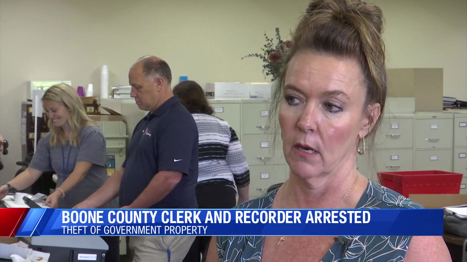 Illinois county clerk arrested charged with theft of government property