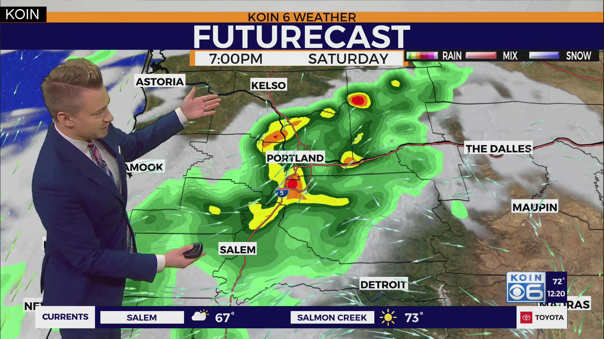 Labor Day Weekend storms possible in Portland