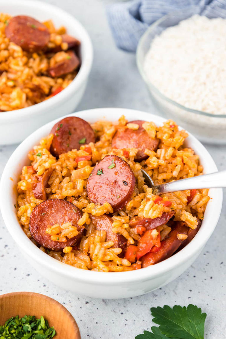 One-Pot Smoked Sausage And Rice