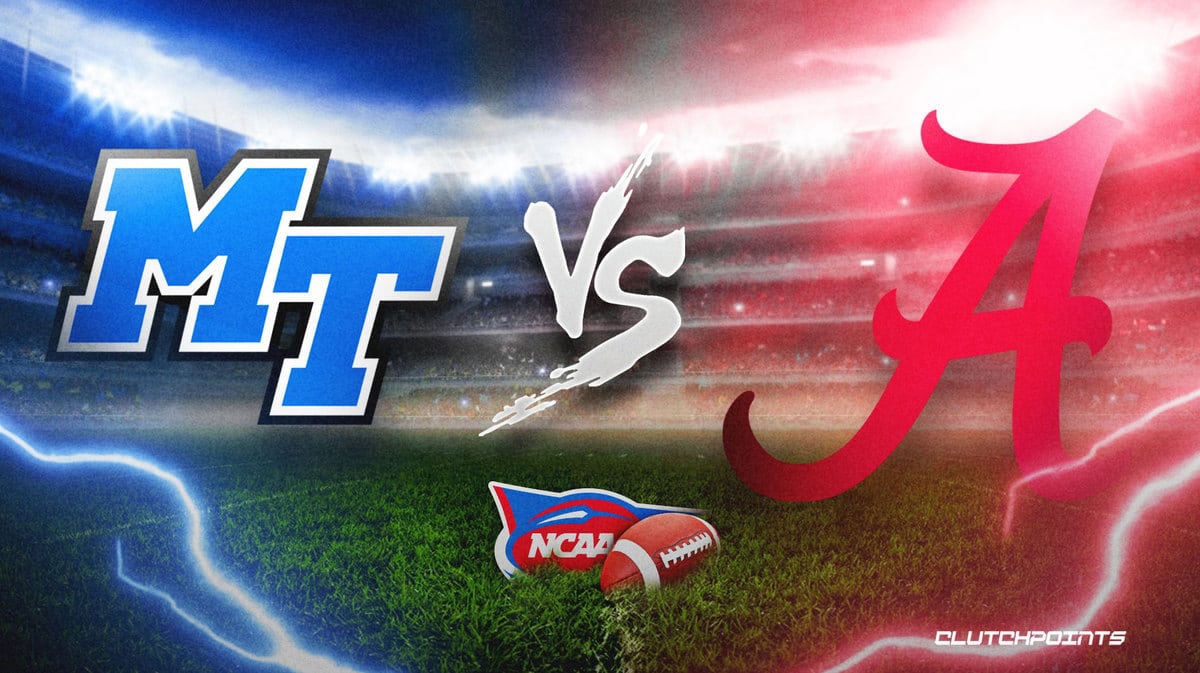 MTSU vs Alabama prediction, odds, pick, how to watch College Football