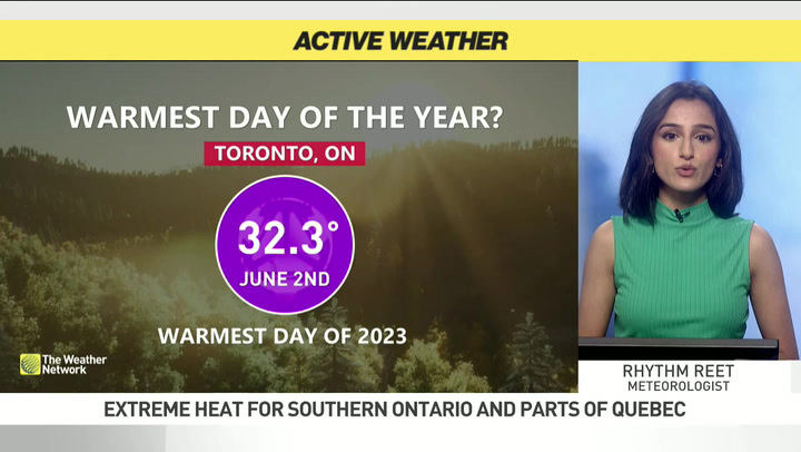 Ontario soaring above 30°C in September