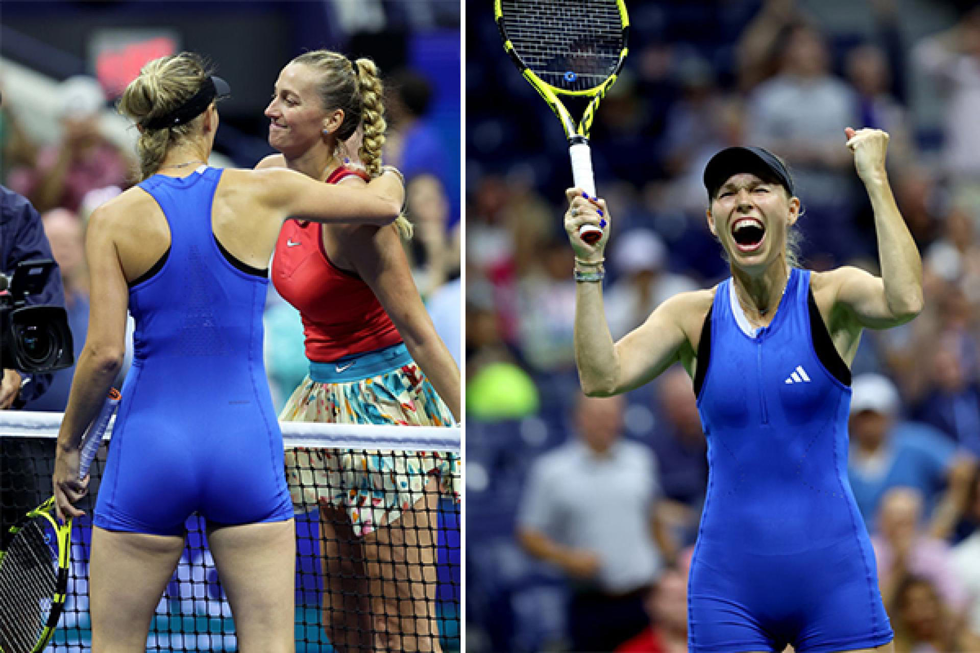Fans react to Wozniacki's 'provocative' wrestling US Open outfit