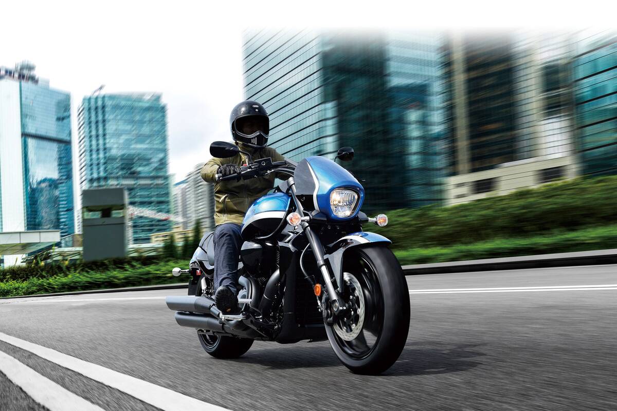<p>The Suzuki M109R BOSS is a muscular-looking, high-powered bike for the long road. With a base price of $15,599, it has a 1783 cc V-Twin engine delivering up to 125 horsepower and going 0-60 mph in 3.65 seconds, making it one of the fastest cruisers in the world.</p> <p>The bike comes with all-black engine covers, handlebars, and levers, with contrasting colors in the body, giving it an attractive look. As a matter of fact, BOSS is an acronym for "Blacked Out Special Suzuki." Besides the performance and the looks, the M109R also brings a 96% resale value on its original price.</p>