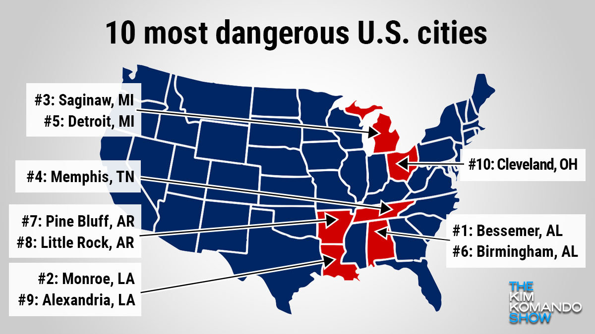 dangerous places to visit in america