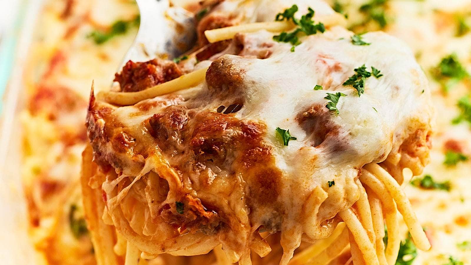 <p>Welcome to the easiest version of the Viral Tiktok Spaghetti pasta recipe. It's the ultimate comfort food – spaghetti, meat, and cheese – transformed into a viral sensation.</p><p><strong>Get the Recipe: <a href="https://cheerfulcook.com/tiktok-spaghetti/" rel="noreferrer noopener">TikTok Casserole</a></strong></p>