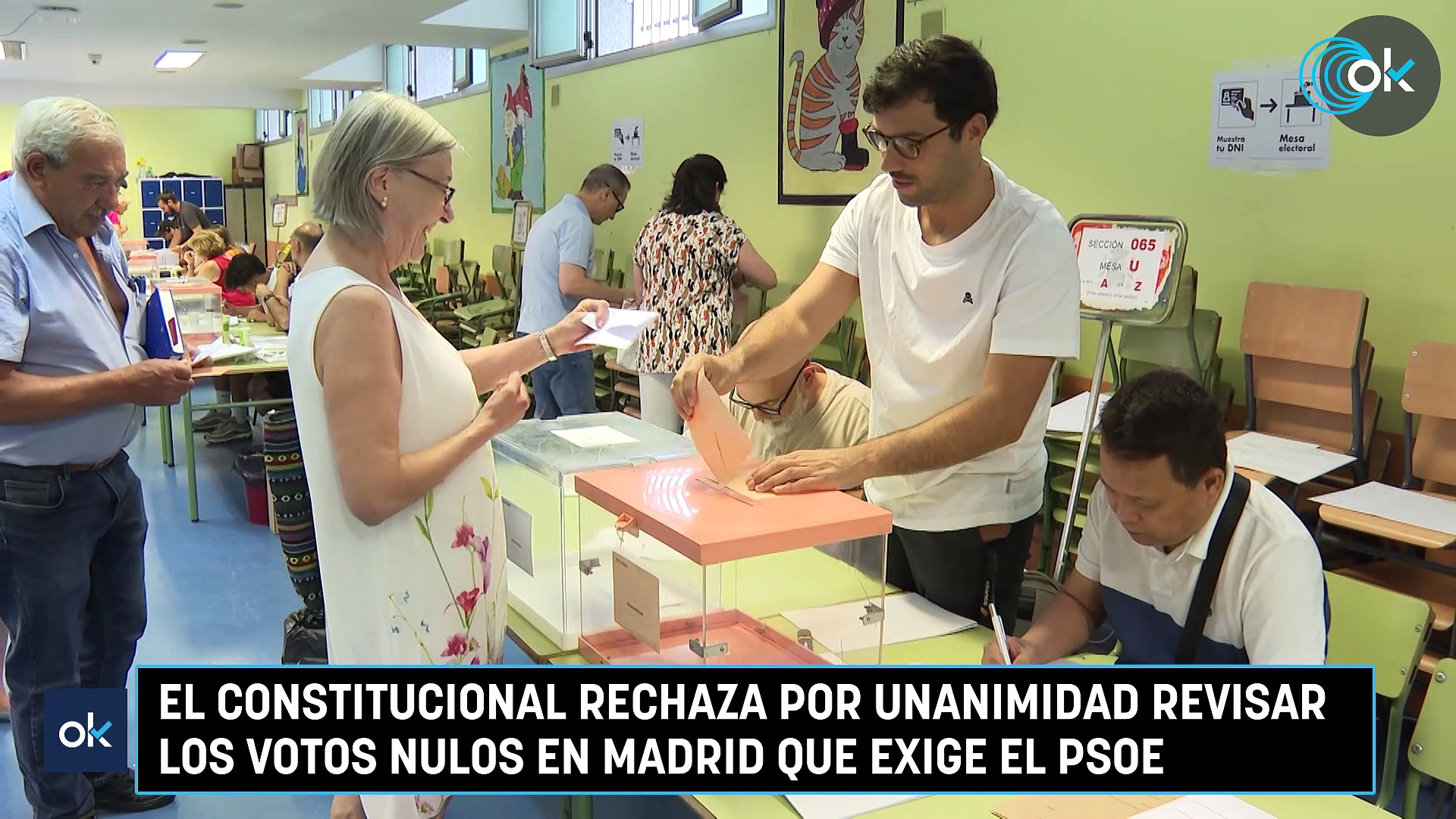 El Constitucional Rechaza Por Unanimidad Revisar Los Votos Nulos En Madrid Que Exige El Psoe 7196