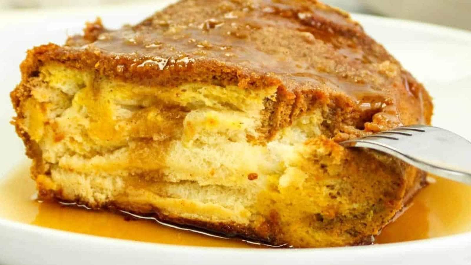 <p>Pumpkin French toast casserole is a delicious breakfast casserole made with bread, pumpkin pie spice seasoning, pumpkin puree, milk, and more. This French toast casserole is topped with a brown sugar crumble.</p><p><strong>Get the Recipe: <a href="https://www.kimschob.com/pumpkin-french-toast-casserole" rel="noreferrer noopener">Pumpkin French Toast Casserole</a></strong></p>