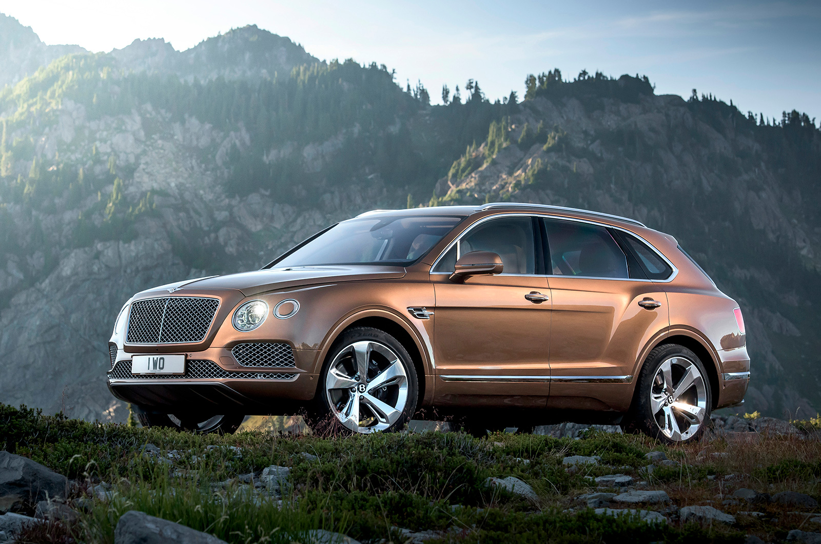 <p>When it arrived the <strong>Bentley Bentayga </strong>reflected some elements of the EXP 9 F concept car of three years earlier, though many extreme details had been toned down. At launch there was a twin-turbo W12 petrol engine with cylinder deactivation, but later would come V8 petrol and diesel powerplants, along with a plug-in hybrid edition.</p>