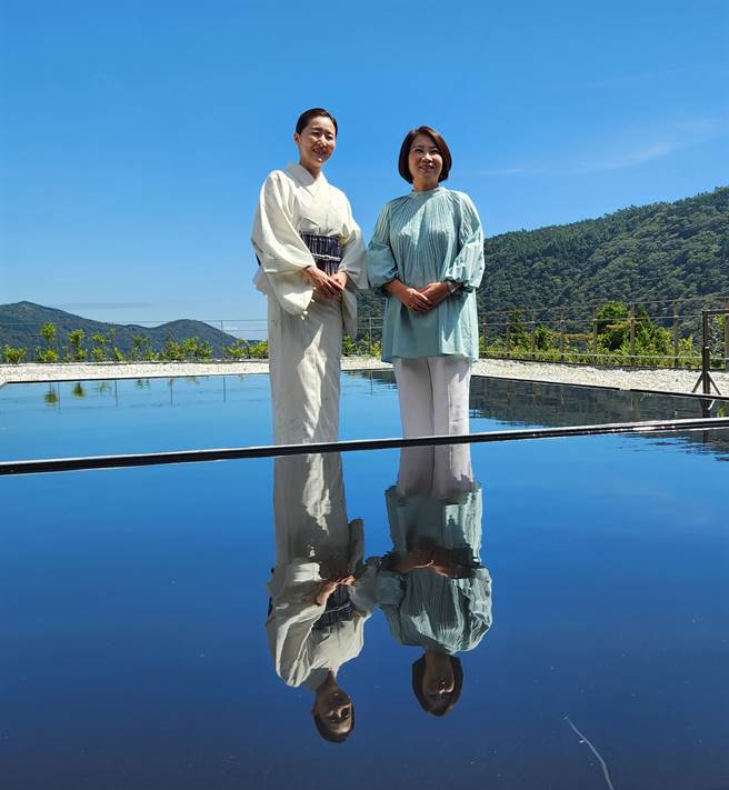 日本溫泉景觀設計成為網美景點。(屏縣府提供)