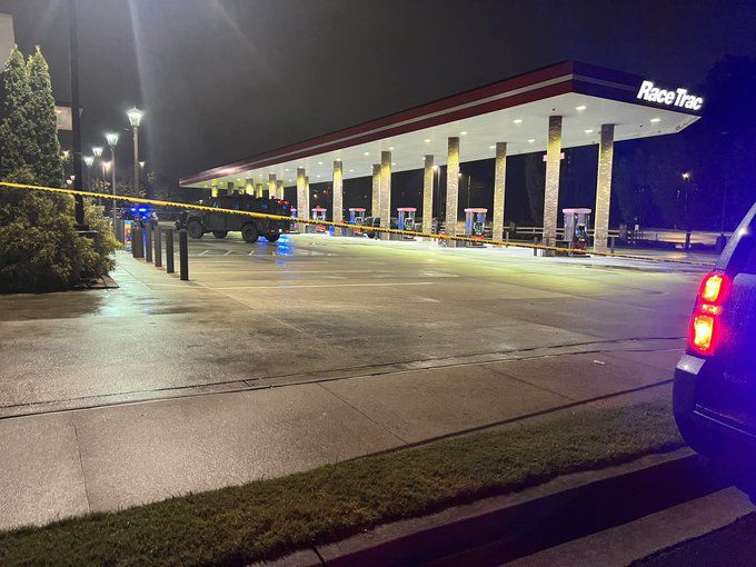 The GBI is investigating a deadly officer-involved shooting at the RaceTrac on Crossville Road in Roswell.