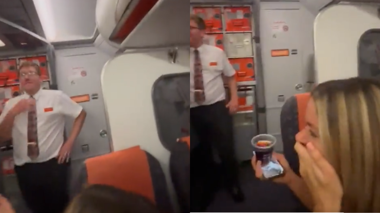 Couple Caught Having Sex On Easyjet Flight Passenger In Splits Video Goes Viral 