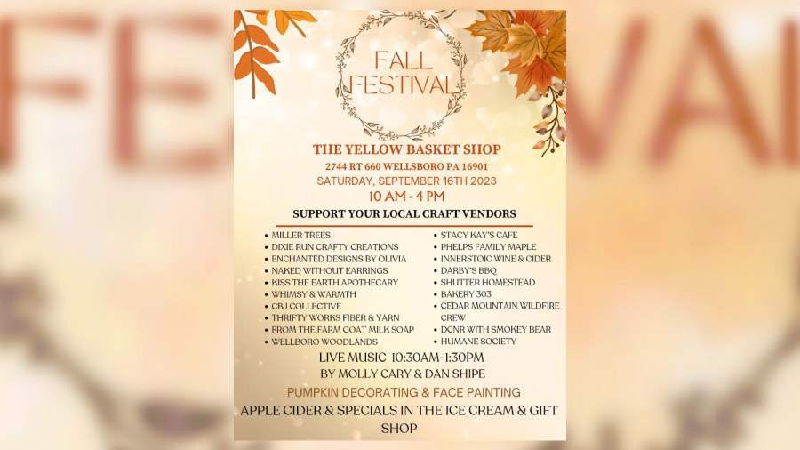 Fall festival coming to Wellsboro this weekend