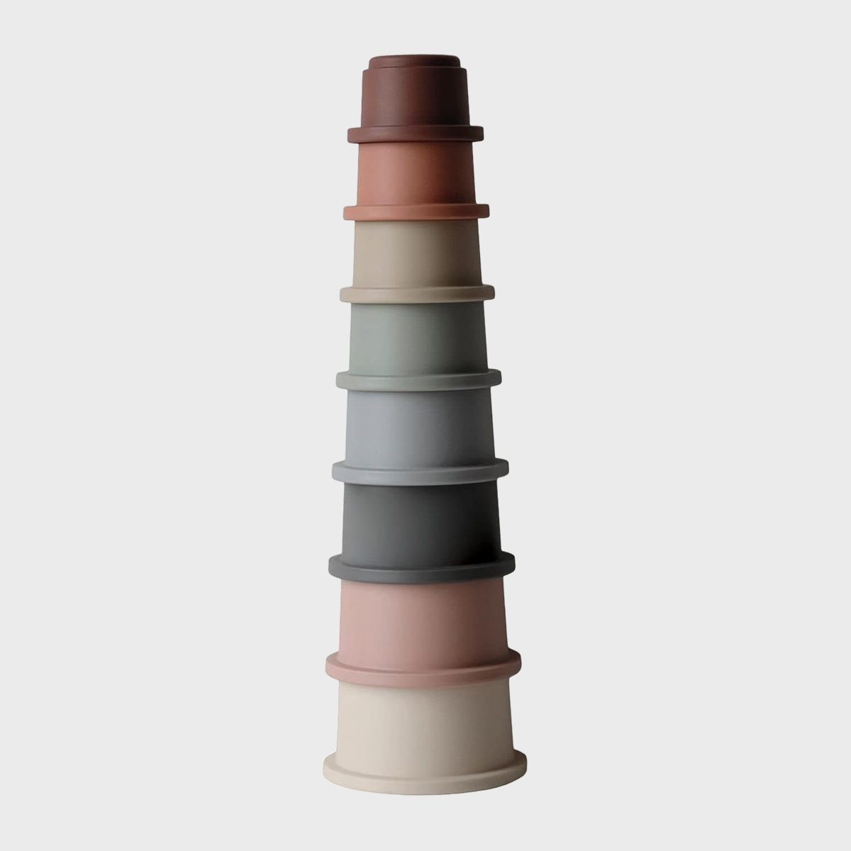 <p>Muted colors are still the trendiest of all, and this set of <a href="https://www.amazon.com/mushie-Stacking-Cups-Denmark-Original/dp/B0858X3VDM" rel="noopener noreferrer">Mushie stacking cups</a> offers all the vintage charm of older toys with the appeal of current colors. It's one of the most popular gender-neutral <a href="https://www.rd.com/article/baby-shower-etiquette/">baby shower gifts</a> and a favorite Amazon baby registry item for those looking to spend less than $20.</p> <p class="listicle-page__cta-button-shop"><a class="shop-btn" href="https://www.amazon.com/mushie-Stacking-Cups-Denmark-Original/dp/B0858X3VDM">Shop Now</a></p>