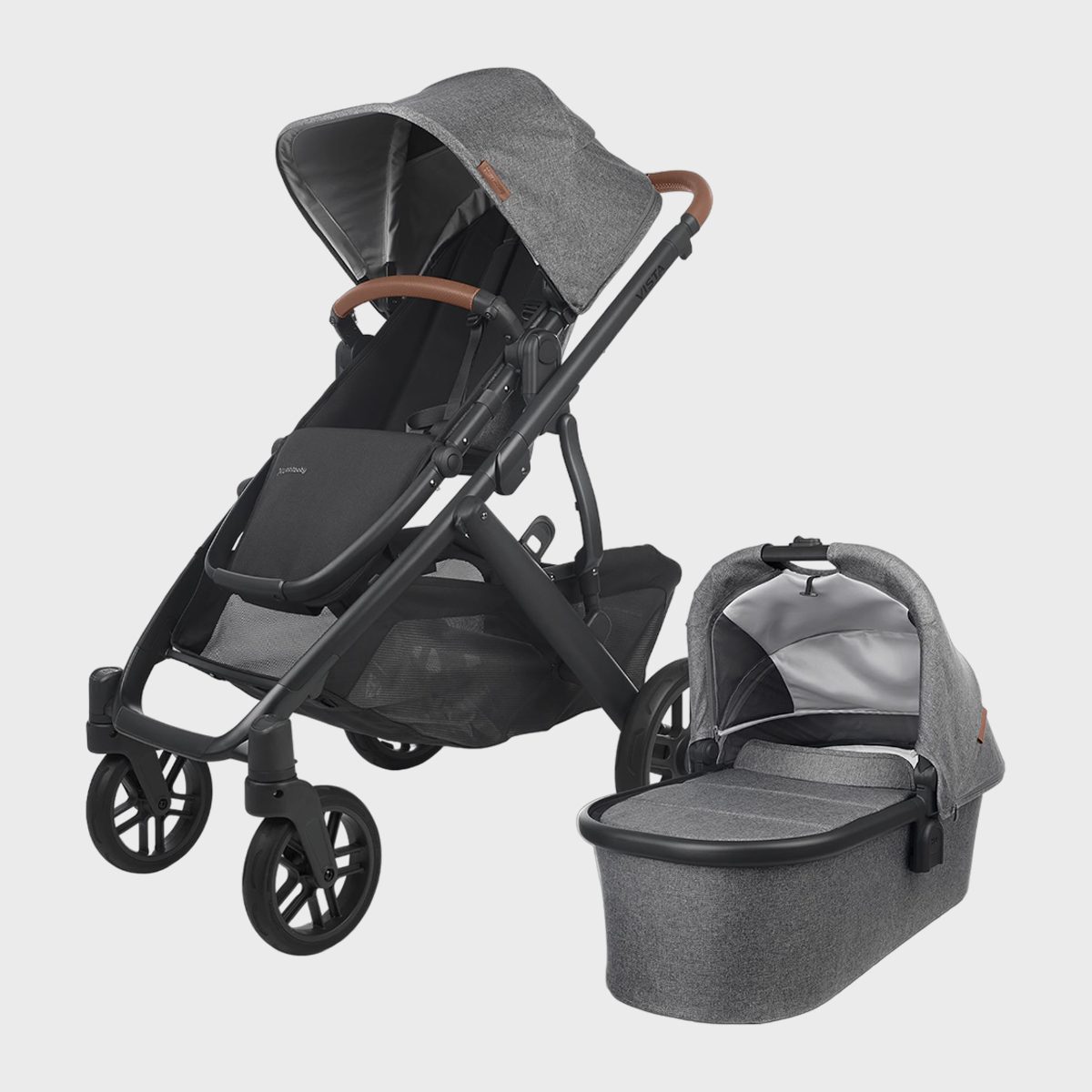 <p>When I was a <a href="https://www.rd.com/list/mothers-day-gifts-for-new-moms/">new mom</a> and pregnant with my first baby, I researched the heck out of strollers before deciding on the <a href="https://www.potterybarnkids.com/products/uppababy-vista-v2-stroller" rel="noopener noreferrer">Uppababy Vista</a>. And I'm so glad I did. There are countless things to love about this popular stroller: it's easy to maneuver, has an easy, one-step fold and has a huge underseat storage basket that I found to be invaluable as a mom of multiple children.</p> <p>This stroller comes with a toddler seat that faces forward or back, and a bassinet for long, leisurely strolls. But the best thing about this stroller? As your family grows, it <a href="https://www.rd.com/list/gifts-for-toddlers/">grows with you</a>. Thanks to the available conversion options, this stroller accommodates up to three children.</p> <p class="listicle-page__cta-button-shop"><a class="shop-btn" href="https://www.potterybarnkids.com/products/uppababy-vista-v2-stroller">Shop Now</a></p>
