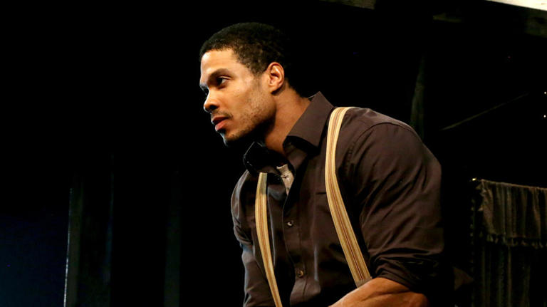 Ray Fisher during curtain call