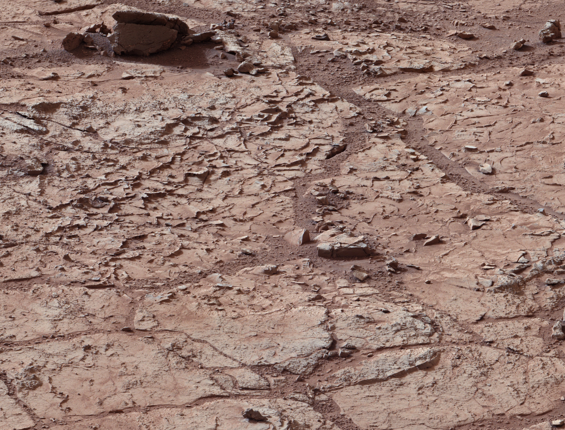 Gale crater, 2013