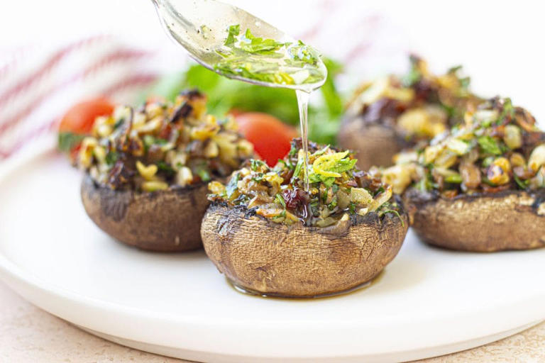 Gluten Free Stuffed Mushrooms